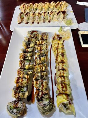 Vegan sushi at Kiko Japanese in Winter Springs