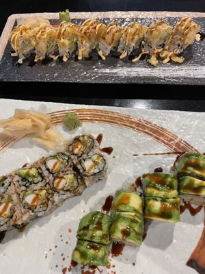 Tiger roll and 2 roll combo  at Kiko Japanese in Winter Springs