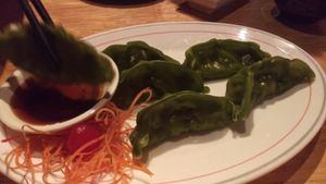 Steamed gyoza at Kiko Japanese in Winter Springs