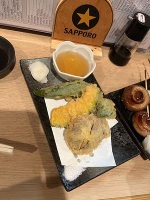 Yasai tempura  at Ponto in Kyoto