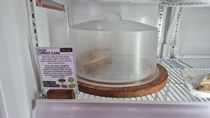 Selection of cakes at De La Vega Organic Artisanal Desserts in Gianyar