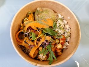 Combinat macrobiòtic at Baransu in Terrassa