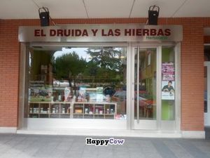 Our front door at El Druida y Las Hierbas in Palencia