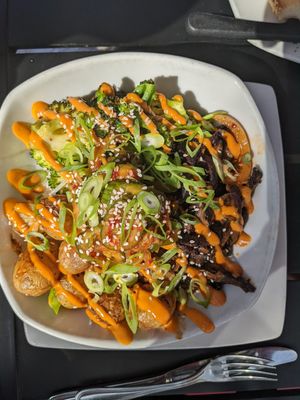 Portobello bulgogi bowl at Great Sage in Clarksville