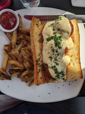 Meatball sub with fries at Great Sage in Clarksville