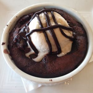 lava cake at Great Sage in Clarksville