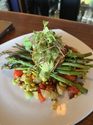 Hearts of palm crabcake  at Great Sage in Clarksville