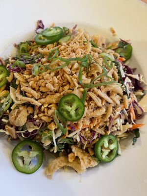 Ginger Dijon salad, tangy and nutty.   at Great Sage in Clarksville