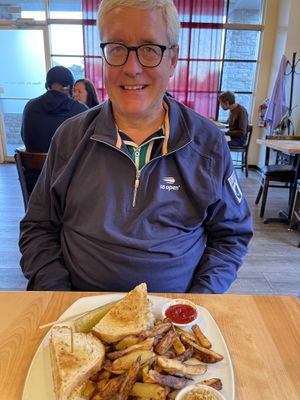 Reuben with fries   at Great Sage in Clarksville