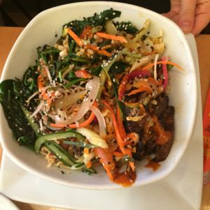 bibimbap rice bowl at Great Sage in Clarksville