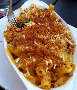 The delicious 'Adult Mac n Cheese' at Great Sage in Clarksville