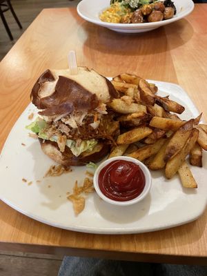 Bbq jackfruit sandwich  at Great Sage in Clarksville