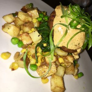 ";Crab"; Cakes at Great Sage in Clarksville