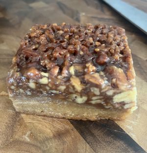 Maple pecan bar (one of the best things I've ever eaten!) 🤍🌱  at Great Sage in Clarksville