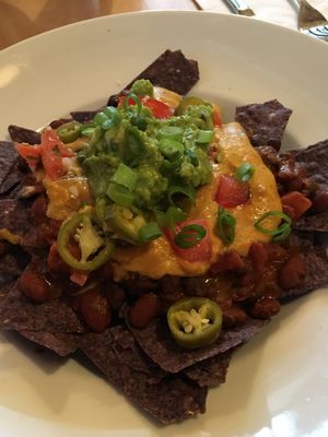 Ultimate nachos - soy free version at Great Sage in Clarksville