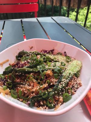 Spicy Tofu Stir Fry at Great Sage in Clarksville