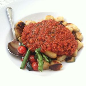 summer gnocchi at Great Sage in Clarksville