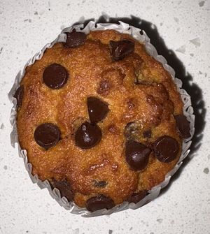 Pumpkin chocolate chip muffin 🤍🌱  at Great Sage in Clarksville