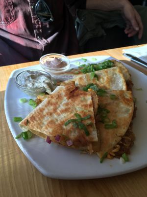 pierogi quesodilla at Great Sage in Clarksville