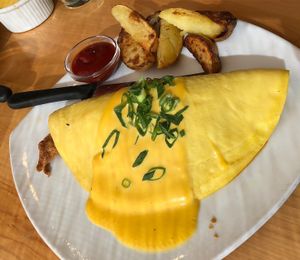 Eggless Omelette at Great Sage in Clarksville
