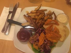 BBQ sandwich  at Great Sage in Clarksville