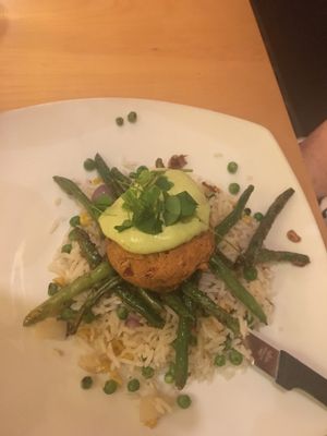 Crab cakes  at Great Sage in Clarksville