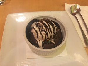 Molten lava cake at Great Sage in Clarksville