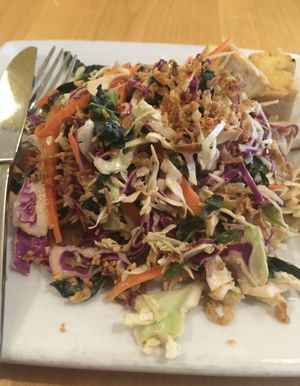 Ginger Dijon Salad w Roasted Tofu at Great Sage in Clarksville