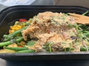 Crab cake platter  at Great Sage in Clarksville