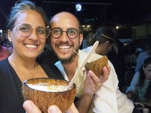 Malabi cream vegan at Chana in Goa