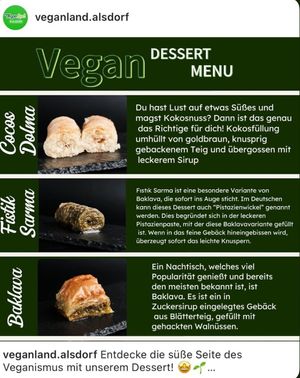  at Veganland in Alsdorf