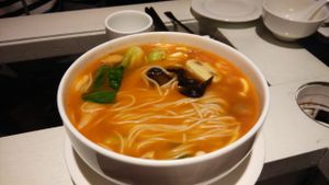 Soup noodle at Zǎozǐ Shù - Vegetarian Life Style - Yuanshen in Shanghai