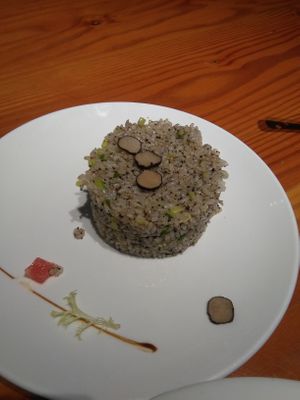 Truffle fried rice at Zǎozǐ Shù - Vegetarian Life Style - Yuanshen in Shanghai