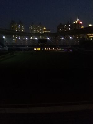 Restaurant housed within a sports stadium at Zǎozǐ Shù - Vegetarian Life Style - Yuanshen in Shanghai