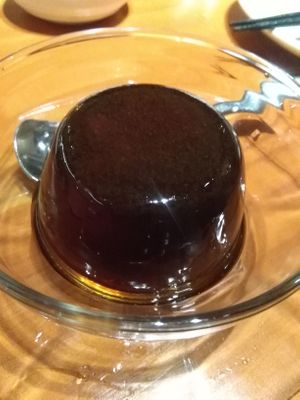 Date pudding jelly at Zǎozǐ Shù - Vegetarian Life Style - Yuanshen in Shanghai