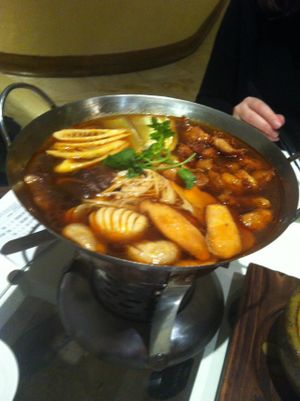 'fishy eggplant' dish (mushrooms and cabbage inside mostly-- no eggplant) at Zǎozǐ Shù - Vegetarian Life Style - Yuanshen in Shanghai