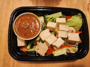 Peanut lover with tofu at Thai Us Up in Seaside