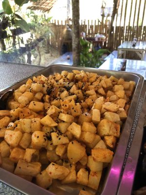 Sambal Roasted Potatoes  at Warung Balay in San Juan Siquijor