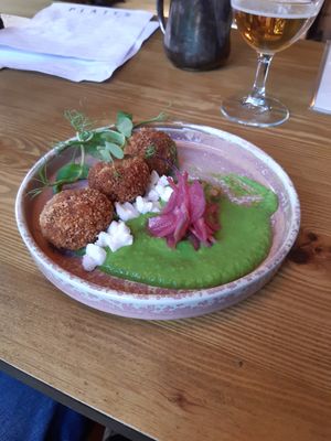 Plantcetta arancini at The Oxford Blue in Oxford