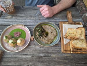 Different fishes at The Oxford Blue in Oxford