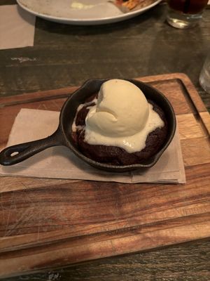 Chocolate cookie skillet  at The Oxford Blue in Oxford