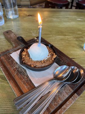 Bday biscoff cookie!  at The Oxford Blue in Oxford