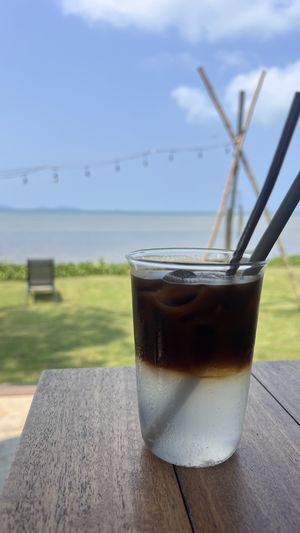 Coconut espresso  at Little Moon Dine and Cafe in Trat