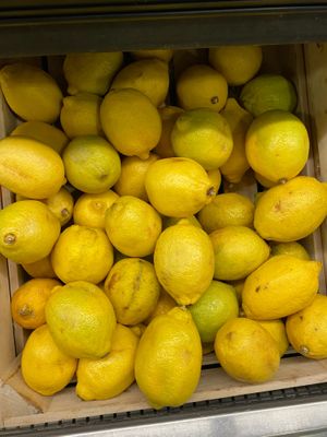 Moldy lemons at Roots Market in Clarksville