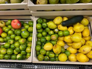 Moldy lemons and limes at Roots Market in Clarksville