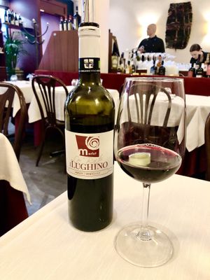 House red  at Il Lughino in Milan