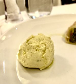 Chickpea pate   at Il Lughino in Milan
