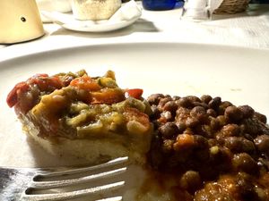 Halfway eaten! Forgot to take a picture because it was so good!  at Il Lughino in Milan