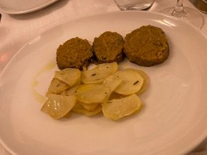 Seitan-Braten  at Il Lughino in Milan