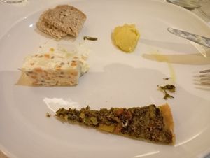 Appetizer plate. The original portion is twice the size of this. Forgot to take the photo beforehand! at Il Lughino in Milan